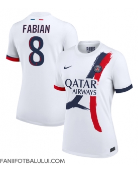 Paris Saint-Germain Fabian Ruiz #8 Tricou Fotbal Replică 2024-25 Femei Deplasare